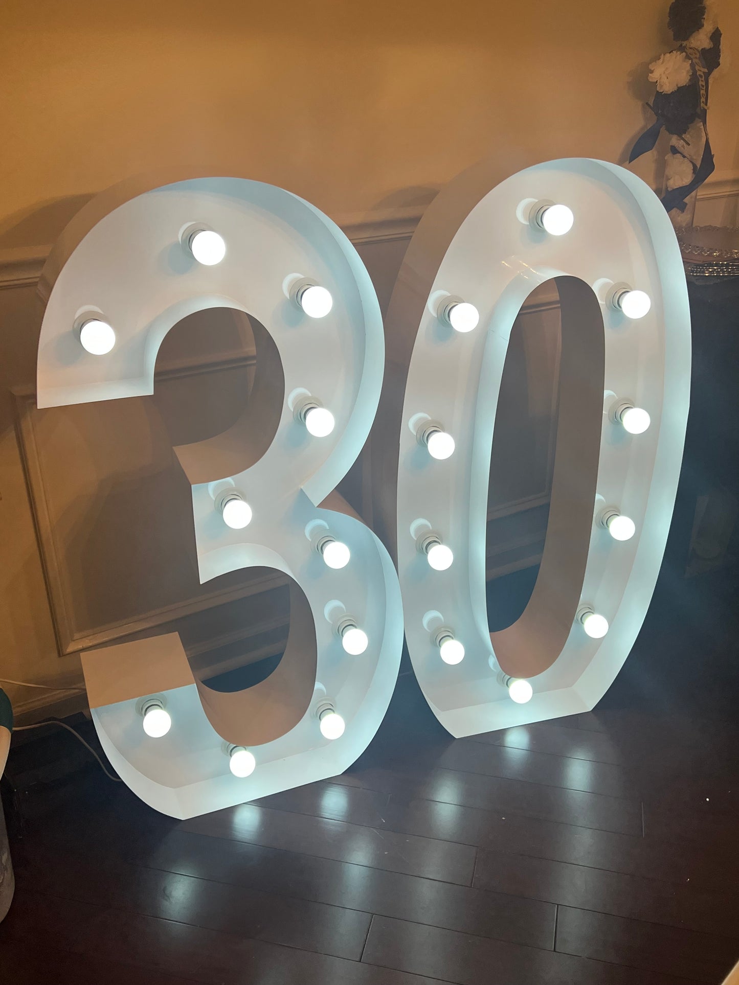 4ft Marquee Number Rentals